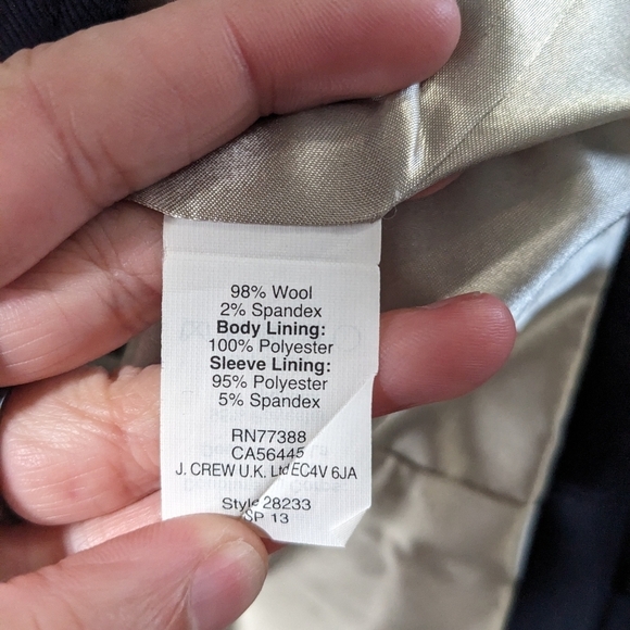 J Crew Schoolboy Wool Blend Blazer Sz 6 - Picture 9 of 9